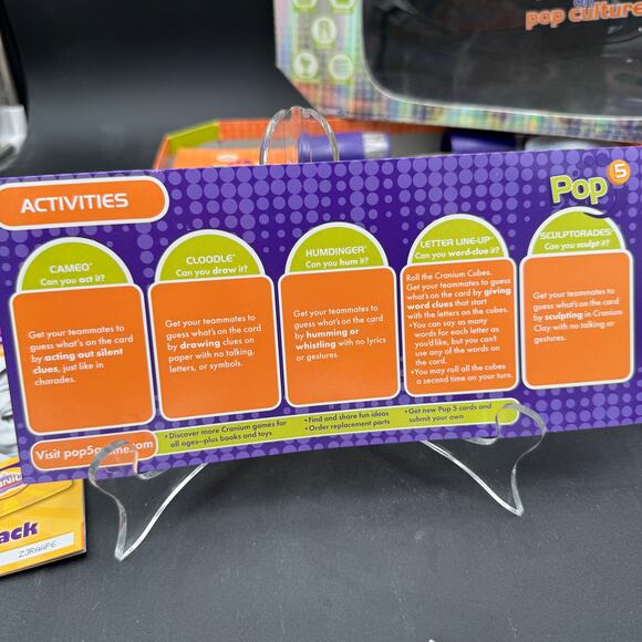 Cranium Pop 5 Pop Culture Board Game Complete - Picture 4 of 10
